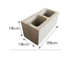 Bloco Estrutural 19x19x39 Durobloco